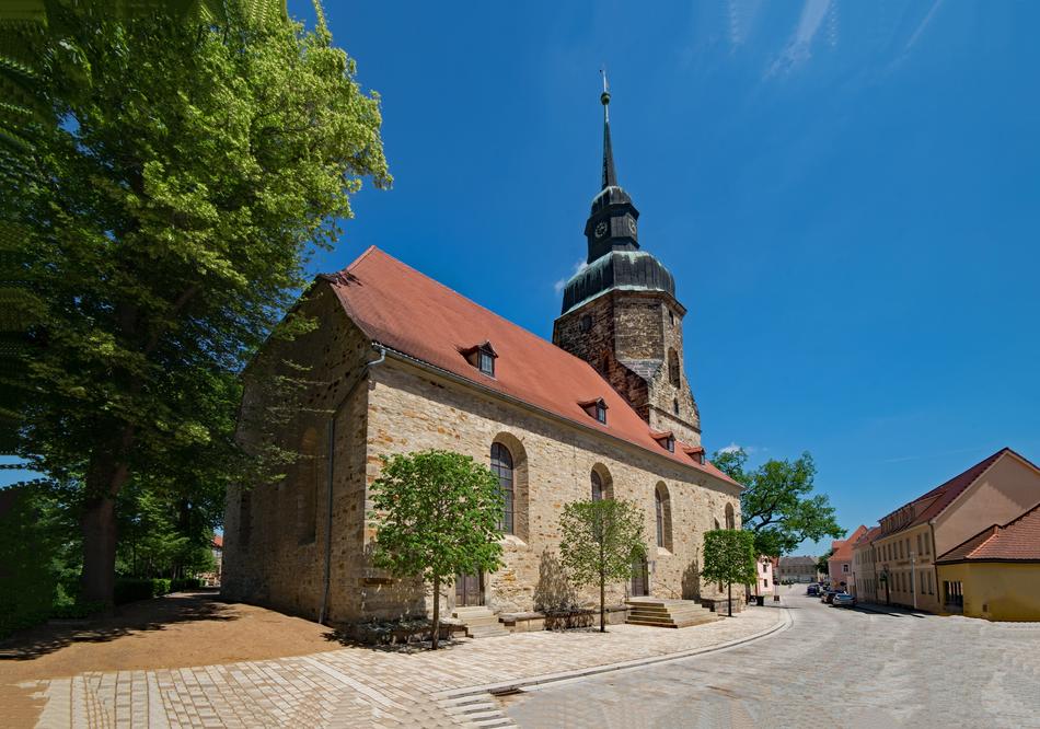 Church in Lauchstadt Goethe City