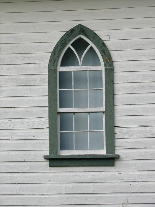 arched Glass Window Church