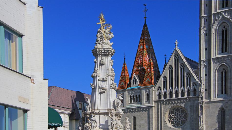 Budapest Statue Of The Holy