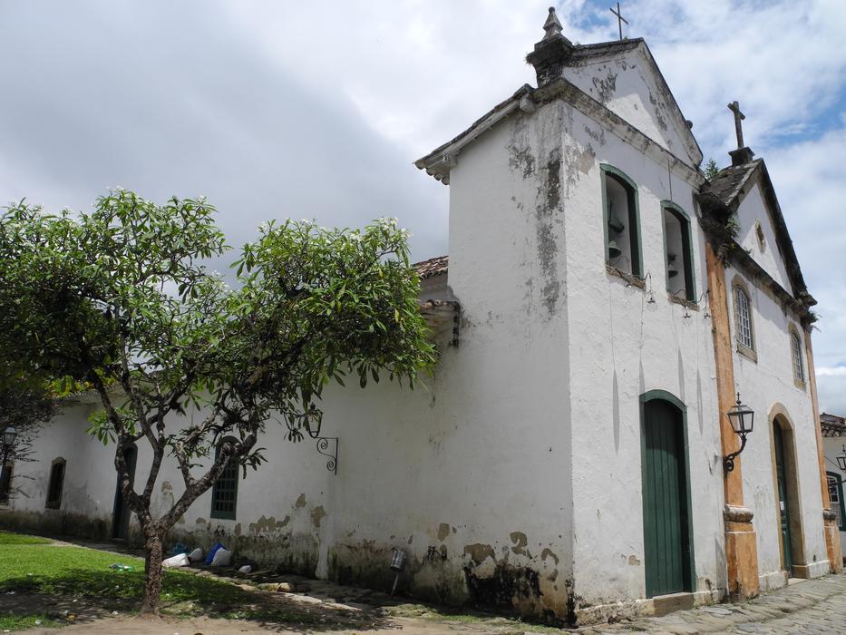 church building in paraty, Brazil