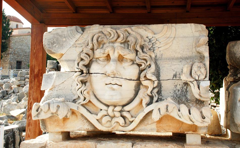 Medusa Didima temple in Turkey