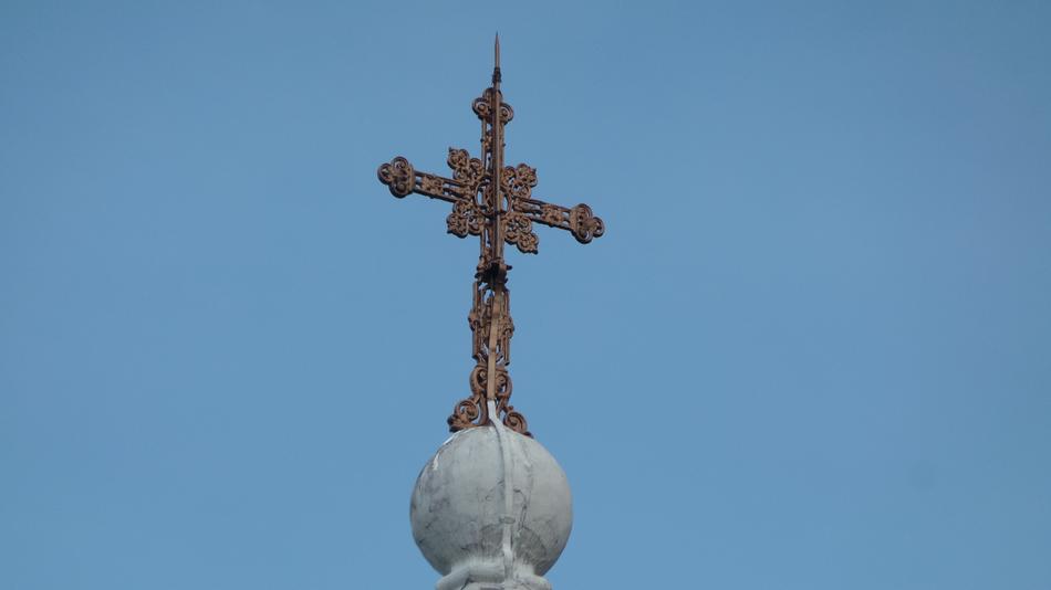Church Cross Blue