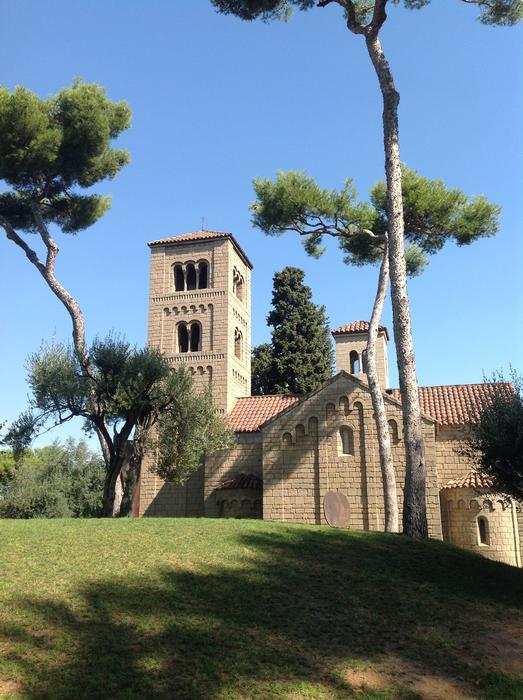 Church in Spanish Village in Barcelona
