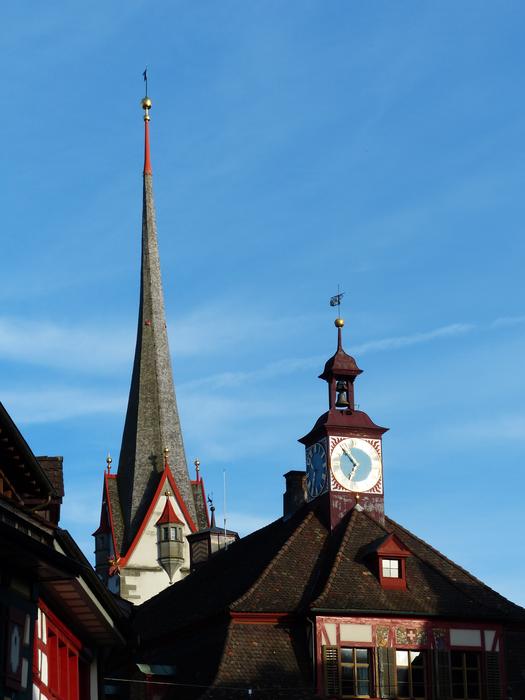 Church Town Hall on the Rhine