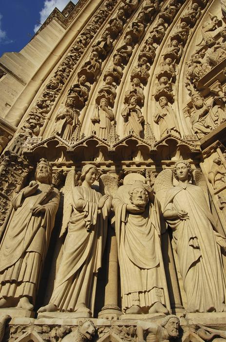 carving in architecture notre dame