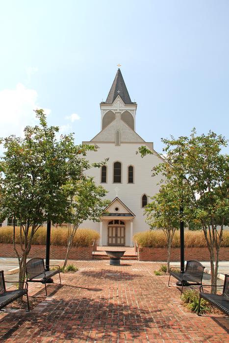 park near the catholic church