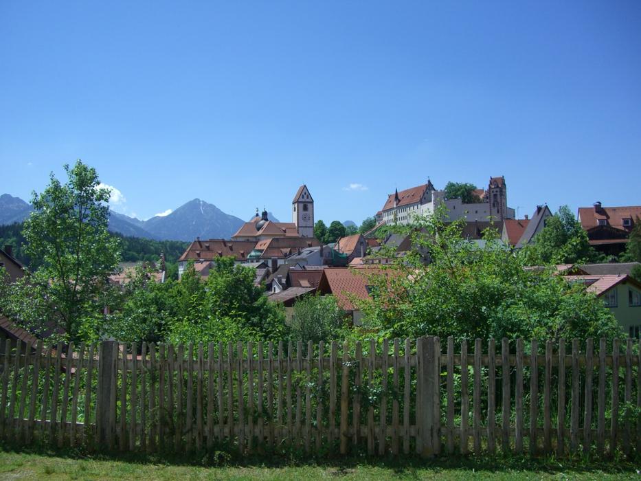 Füssen Historic Center Fenced