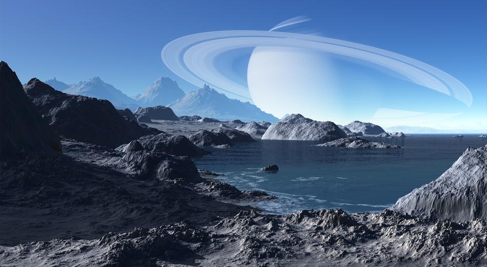 saturn landscape drawing