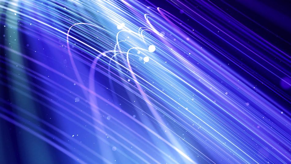 light fibers, digital fantasy, blue background