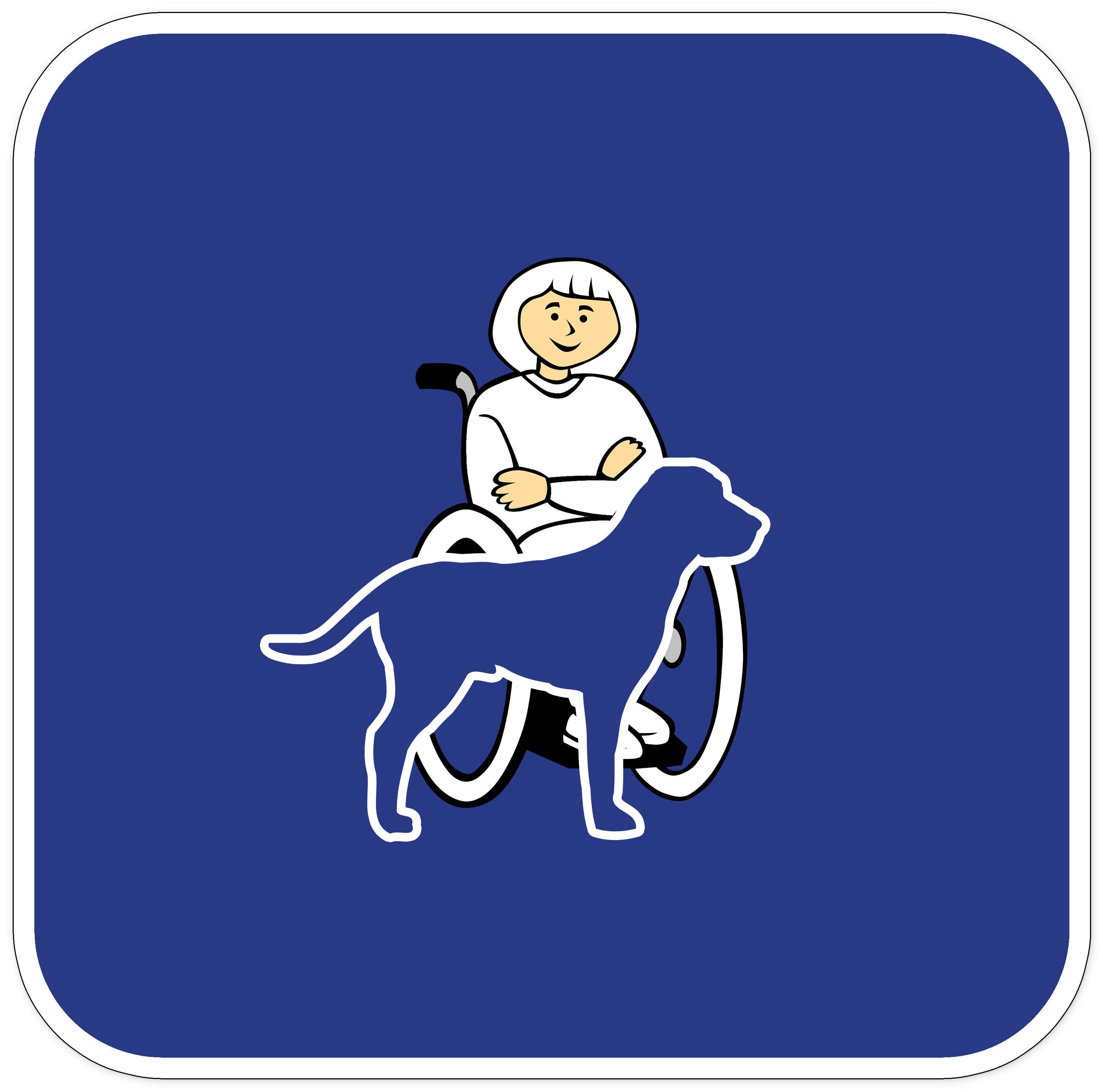 Companion dog for disable people free image download