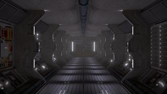 Sci-Fi Spaceship Futuristic drawing