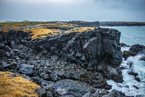 delightful wild coastline, Iceland, Hellissandur