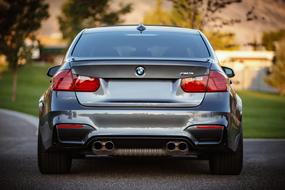 Rear Sports Bmw Car