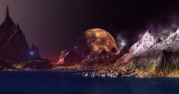 planet landschaft science