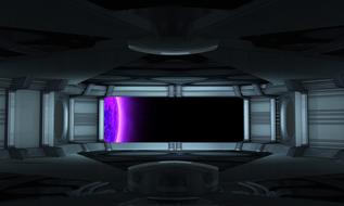 travel spaceship interior