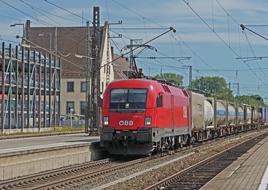 Railway Container Train