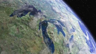 Earth Space View cosmos