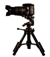 isolated Sony Slt-A58 camera