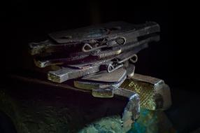 old brake pads