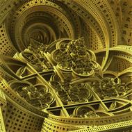 time tunnel, abstract science fiction artwork