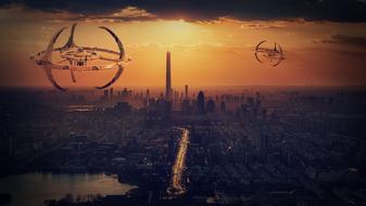 Science Fiction Alien poster drawing