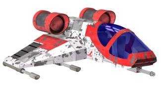 spaceship as a drawing