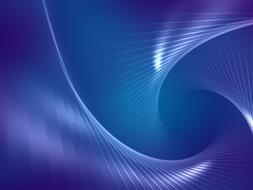 drawn blue space swirl