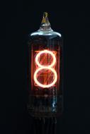 Nixie Tube neon Indicator with 8