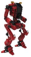 Robot Android Futuristic red