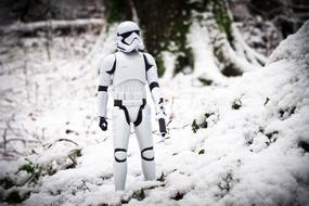 star wars character in the snow