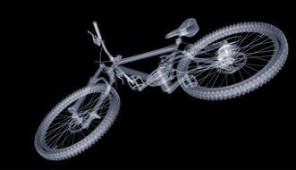 mountain bike model drawing