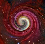 Pillars Of Creation Spiral drawing