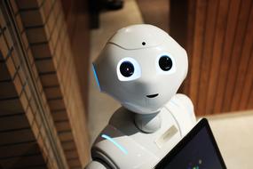 white modern robot