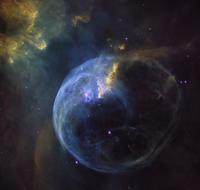 Bubble Nebula Space