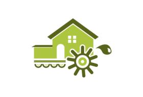 environment friendly eco nature home drawing