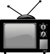 vintage TV device