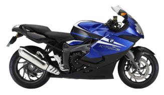 Bmw K 1300 S, side view of Motorcycle Close up