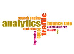 clipart of analytics data traffic words