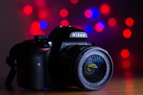 Camera Nikon red boke