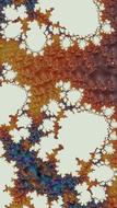 Colorful fractal art design