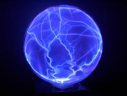 electric blue ball