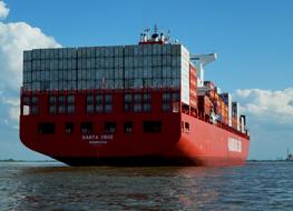 Elbe Container Ship