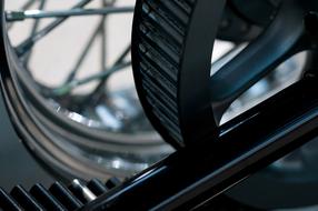 details of toothed belt drive