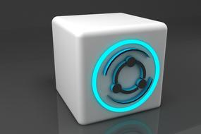 Share 3D Logo box