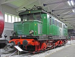 old Electric Locomotive in museum, germany, rÃ¼gen