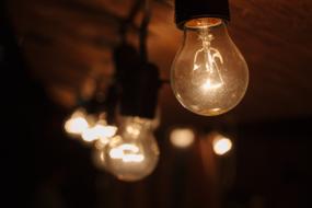 Blur Bright light Bulb