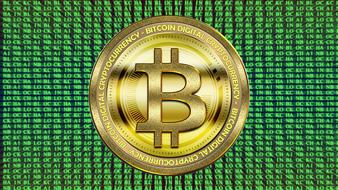 bitcoin cryptocurrency drawing