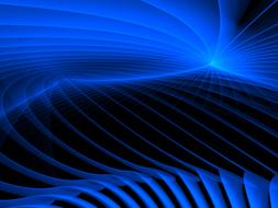 blue abstract lines as background