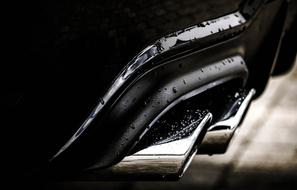 Exhaust Pipe of sports car