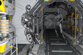 robots in spaceship